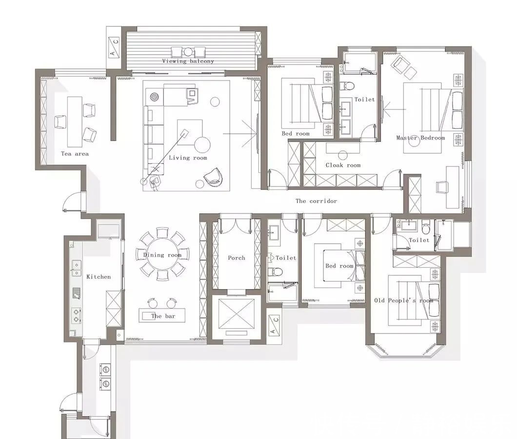 简约|262㎡现代简约大平层,简洁纯粹的空间,生活从容自然
