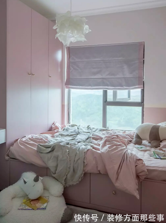 三居室|122平简约风三居室纯度的色彩搭配，营造闲适柔美的氛围