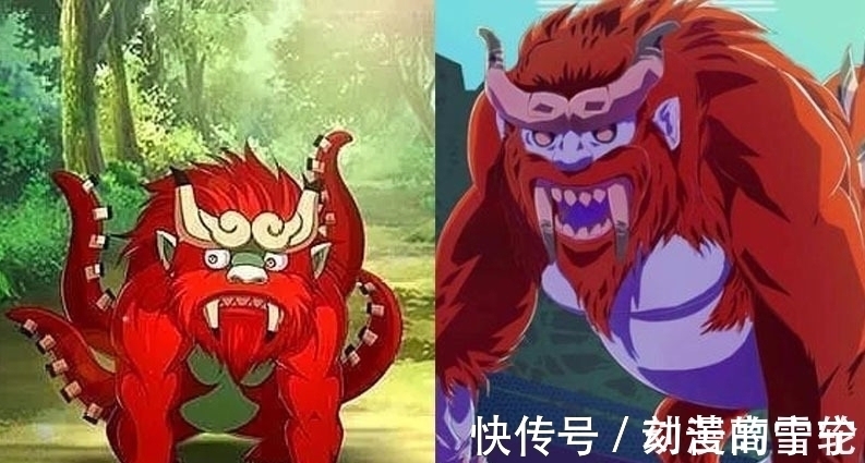尾兽|火影忍者:九只尾兽小时候和现在对比,你最想养哪一只?