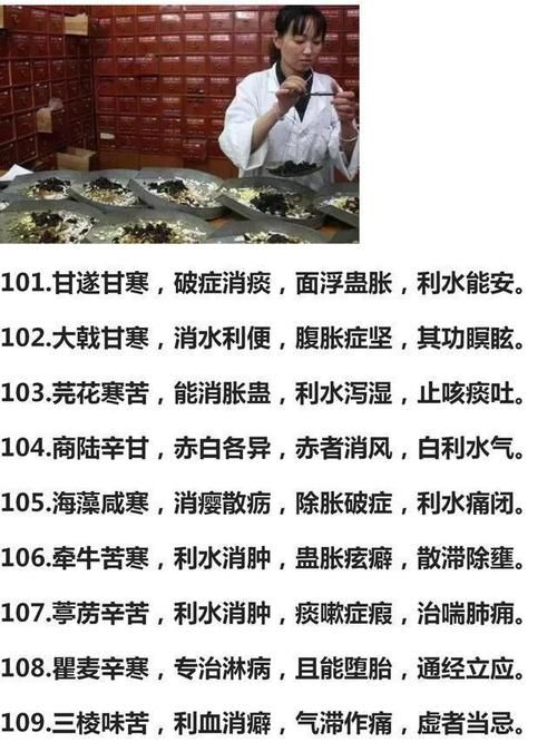 功效|300种中药药性口诀、功效一览表,值得学习,建议收藏加分享