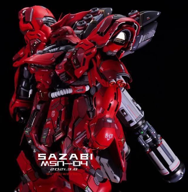 套件|红如烈焰才是沙扎比真本色,姚沙GK1.0涂装制作