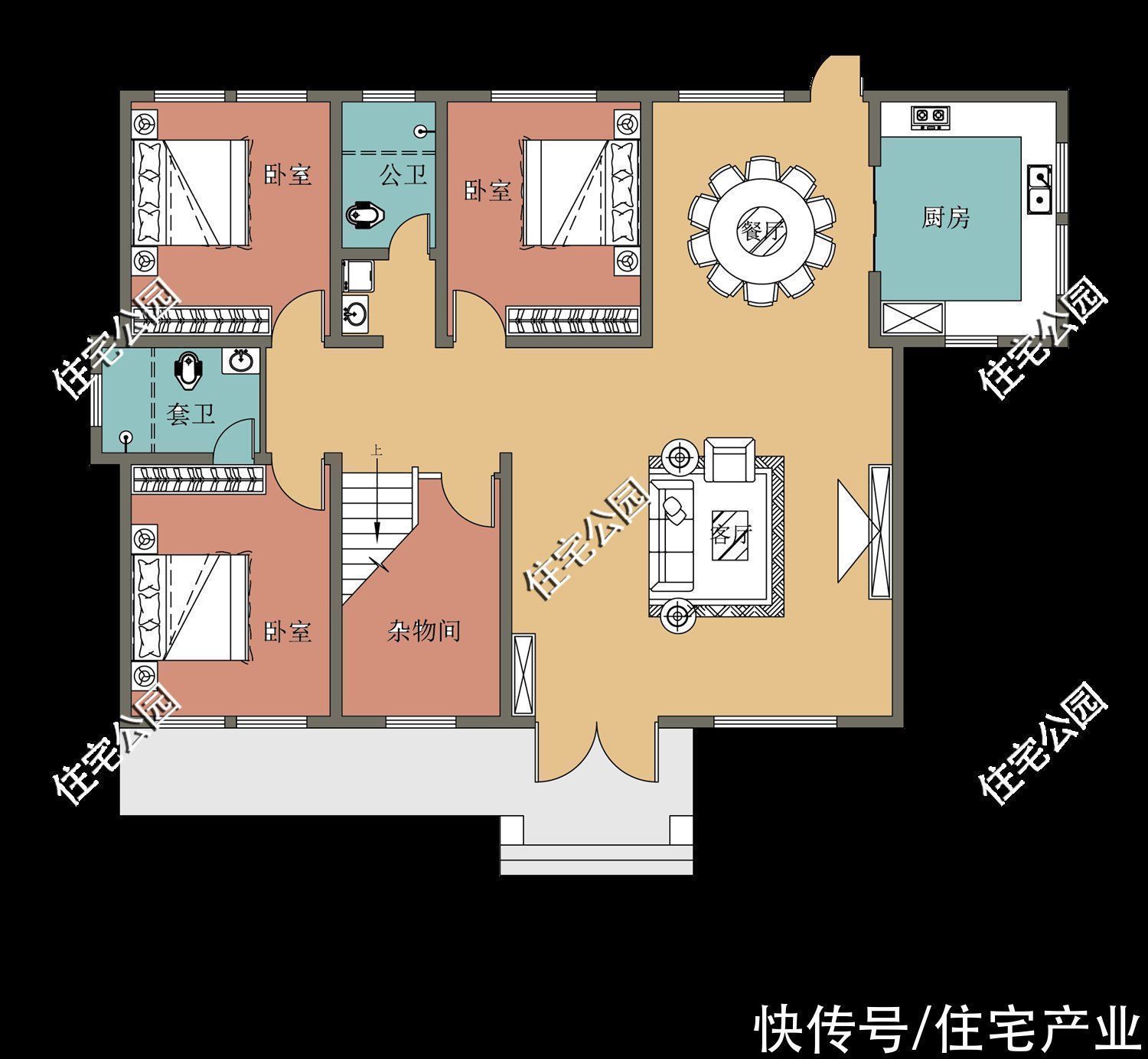 占地尺寸|10套农村别墅，第5、6套建的人最多，第9套造价仅18万？