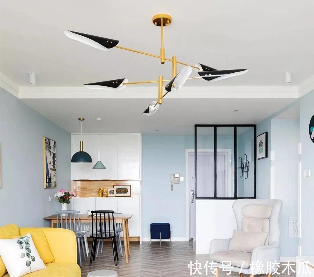 小清新|63㎡北欧两居室，小清新风格，温馨又惬意！