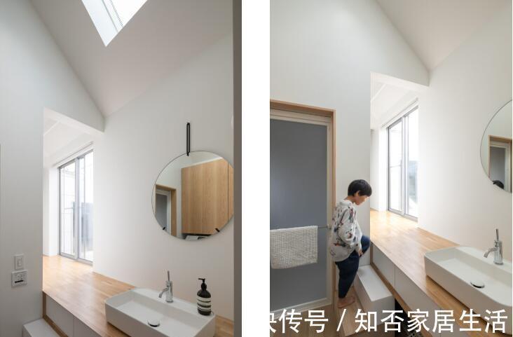 日本设计师的家,果然非同一般,窗台加宽做休闲区,室内窗双面用