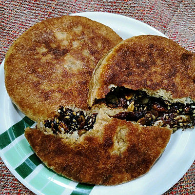 韩国路边名小吃肉桂黑糖饼