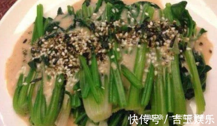 芝麻酱拌菠菜|再苦也不能苦了孩子,常给孩子吃3道菜,补脑益智,补钙、护眼