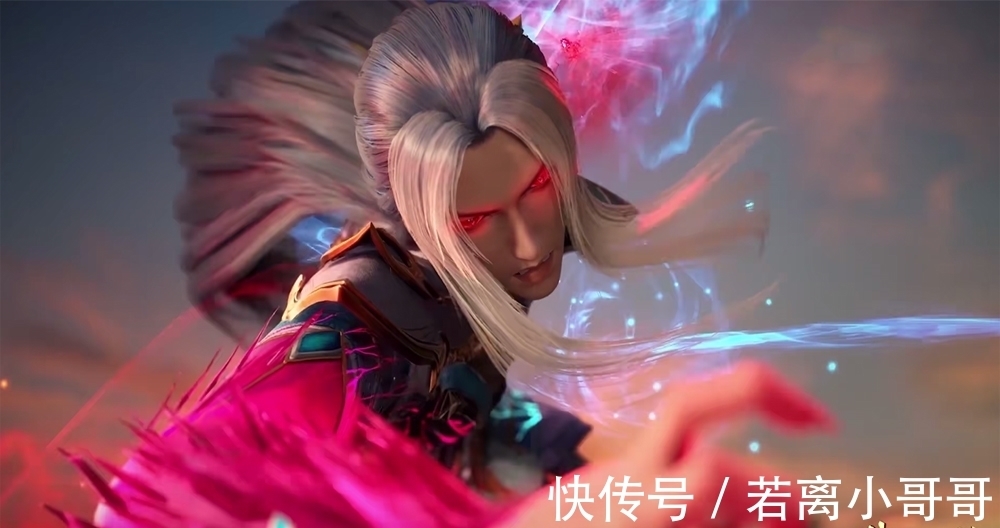 残暴|斗罗大陆:修罗唐三来袭?银白发色很有味道,邪气也很足,像恶魔