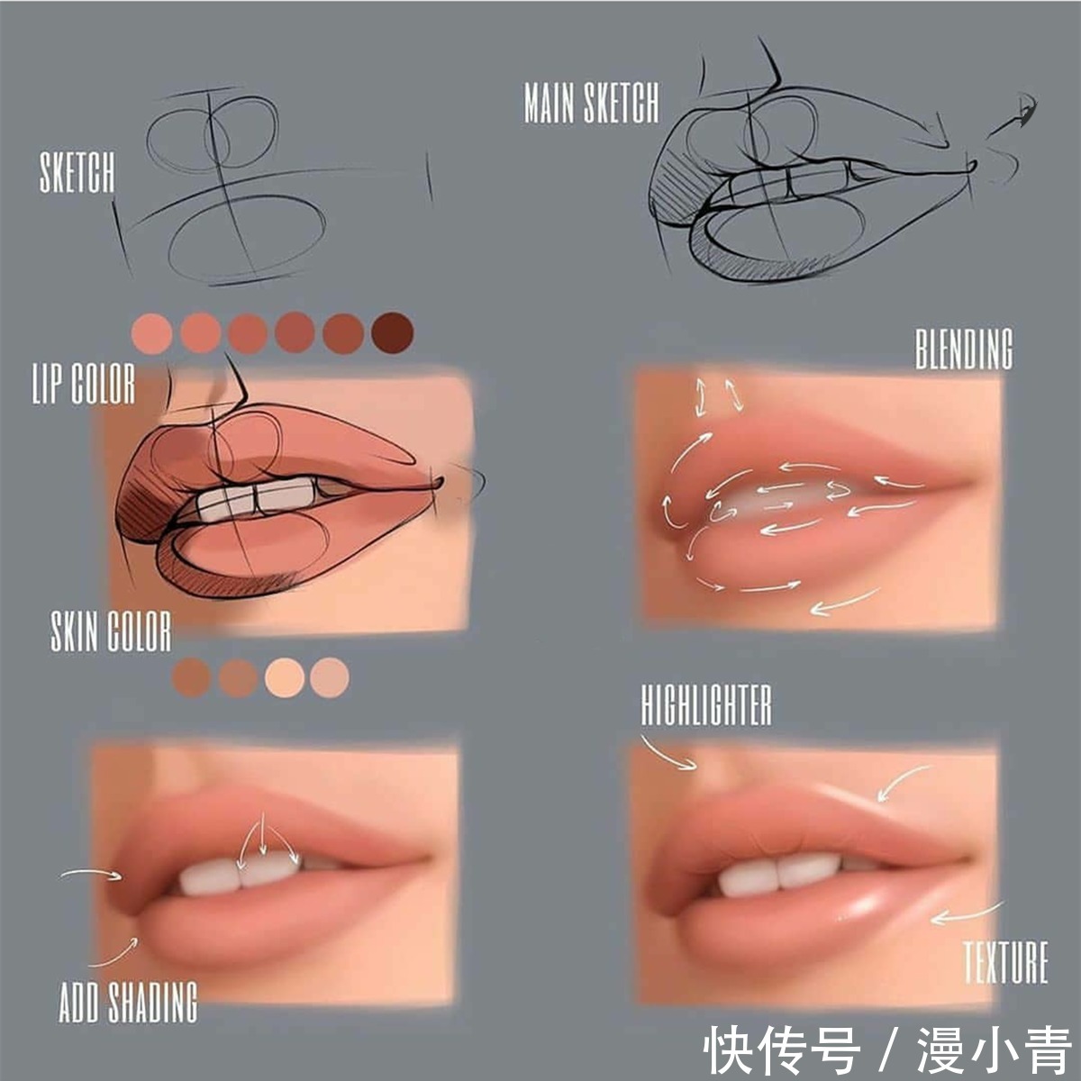 画画$画师教导大家如何去分步画画,眼睛似乎看懂了,但是手却学不会