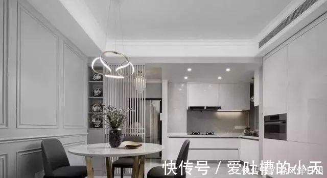 玄关柜|137平后现代风装修，轻奢大气，时尚灰白色也可以如此完美