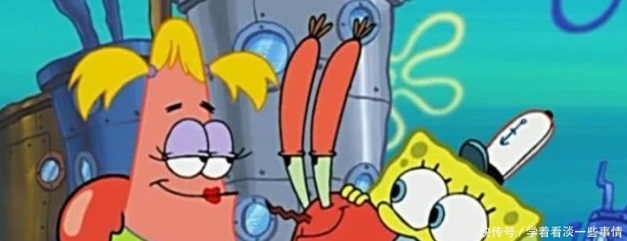 海绵|海绵宝宝:派大星是名副其实的“女装大佬”,蟹老板和章鱼哥都被迷住了!