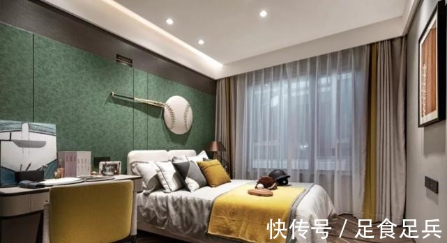 书房|轻奢风149㎡四居室，喜欢美式风的不容错过，太惊艳了