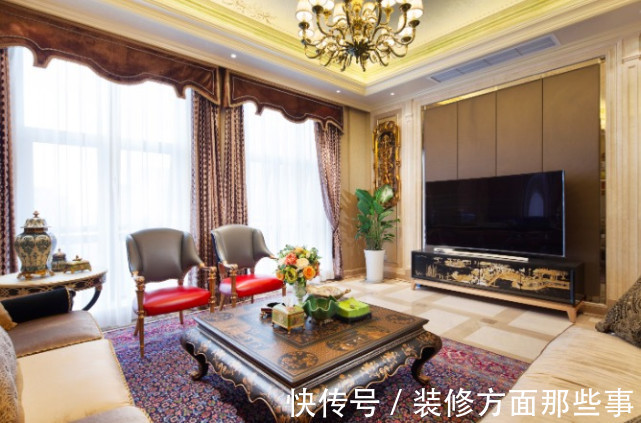 四居室|249平美式复古混搭四居室，既有温馨氛围，又有文化的沉淀