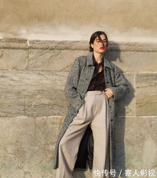 皮毛 冬天的高级感,一件大衣就够了