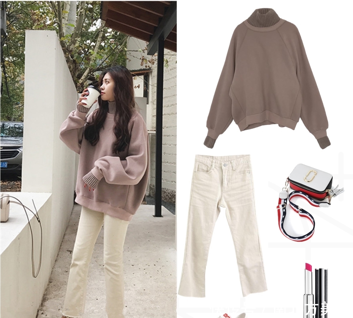 搭配|你会选择怎么样的毛衣来搭配羽绒服