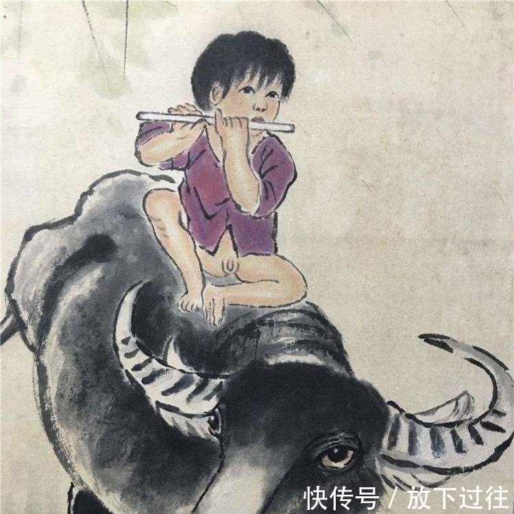 范曾$难怪徐悲鸿的这幅“白描”能卖出4370万,你看看是谁补的画?