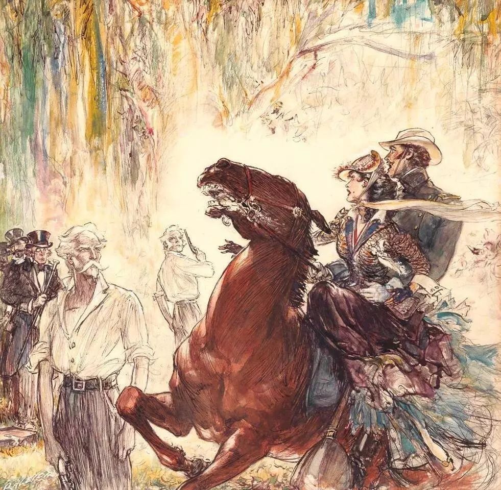 上流社会@美国最伟大的插画家,记录了上流社会的男男女女纸醉金迷的情景