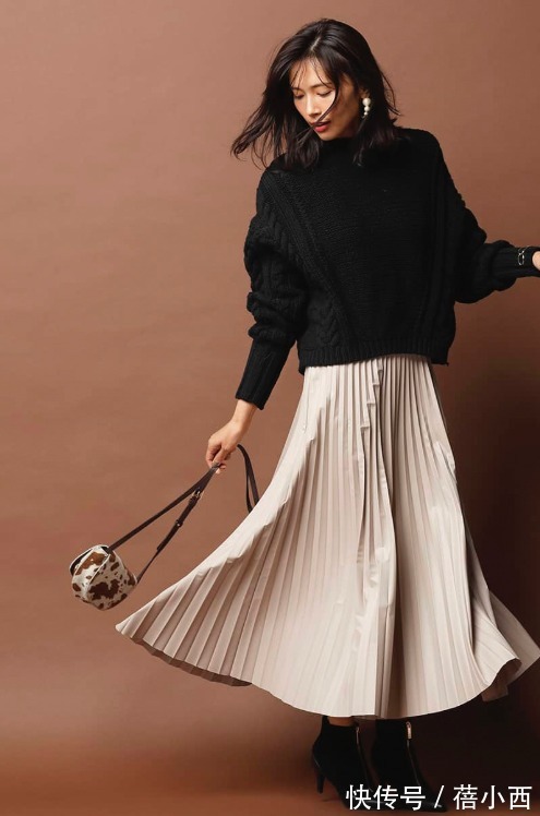 开叉裤|让人一眼就沦陷的早春毛衣穿搭,复古时髦还优雅,重新定位高级感