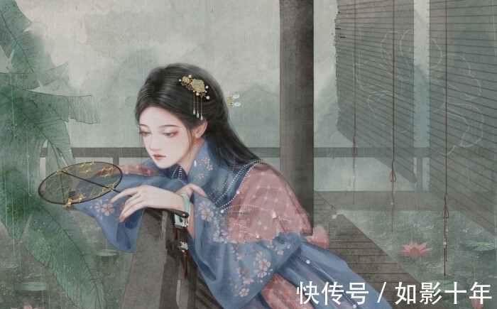 豆蔻$李清照晚年很悠闲的一首词,读一卷诗书,听一帘烟雨,赏一树花开