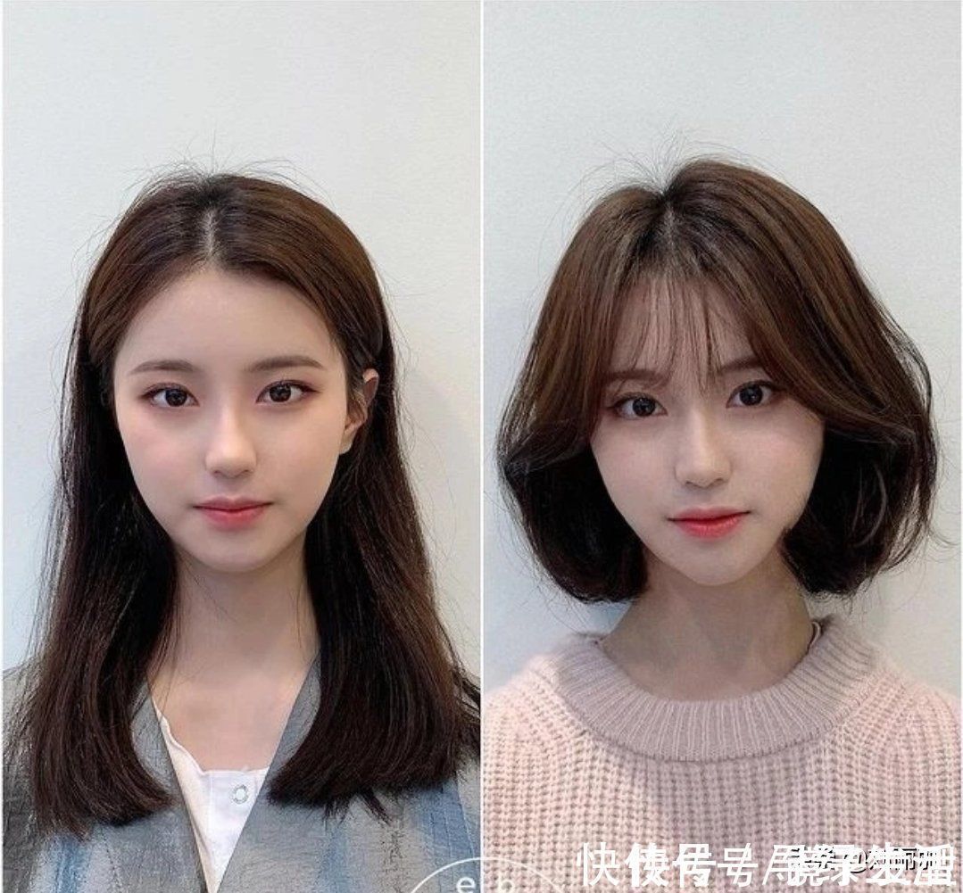 刘海 女发别乱剪,先看看这14位模特,发型一换就像变个人