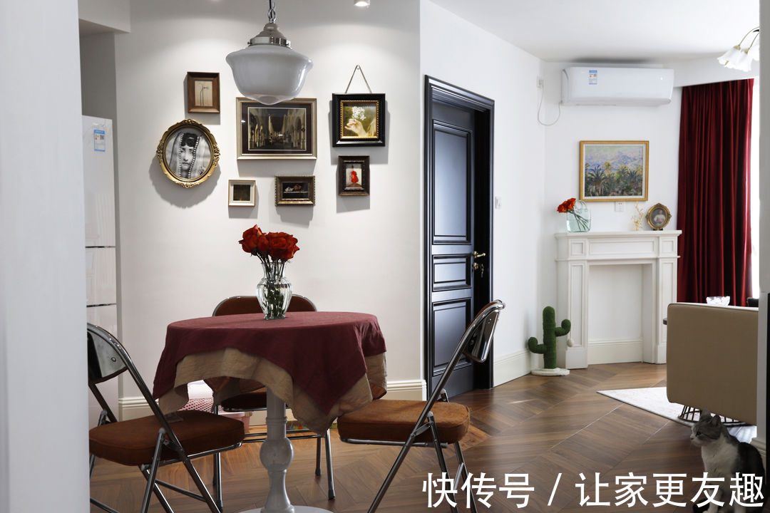 业主|户型特别的77m2小家改造复古风格