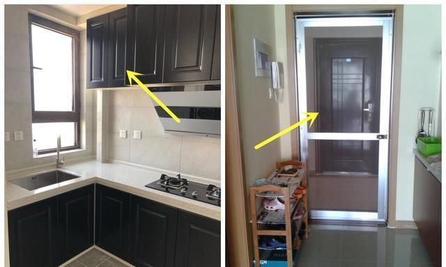 折叠的|连厨房里都不流行装平开式柜门，现在这种折叠的才受欢迎，大气