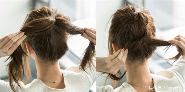 从日网上收集到的,3款适合秋冬季丸子头,时尚又百搭