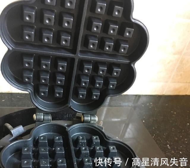 南瓜块|自制华夫饼,搭配了南瓜,好看又好吃!