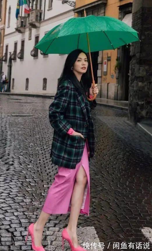 tips|苏芒不愧时尚大佬,“死亡粉配绿”穿出高级感,换一般人早丑哭了