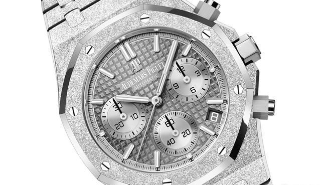 表盘|爱彼推出全新皇家橡树系列41毫米自动上链计时码表霜金限量版