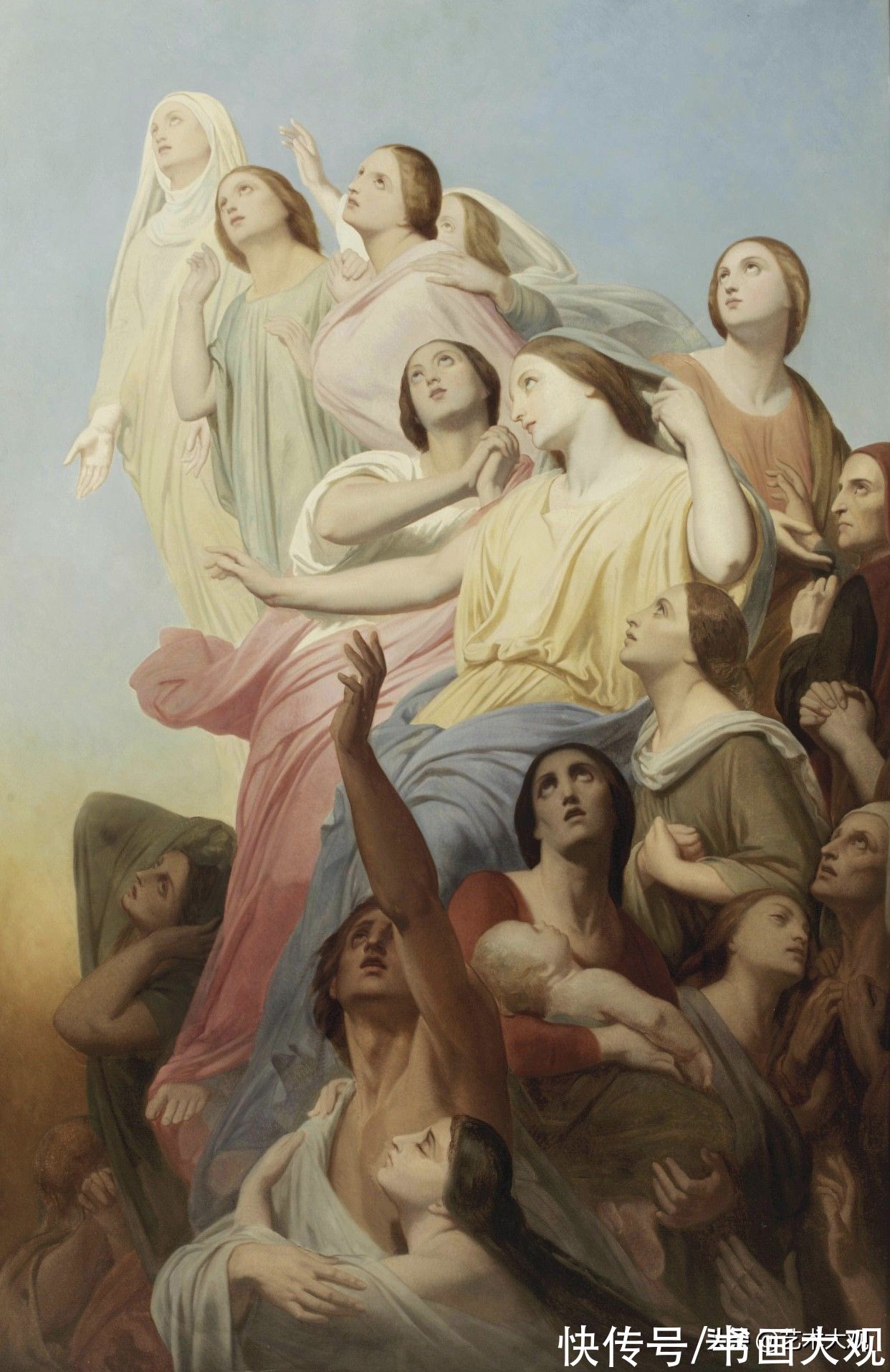 Scheffer@古典雅致女性画像——荷兰学院派画家Scheffer人物肖像油画欣赏