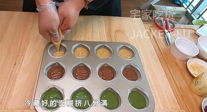 香气|三色栗子玛德琳,浓郁黄油香气小甜品。