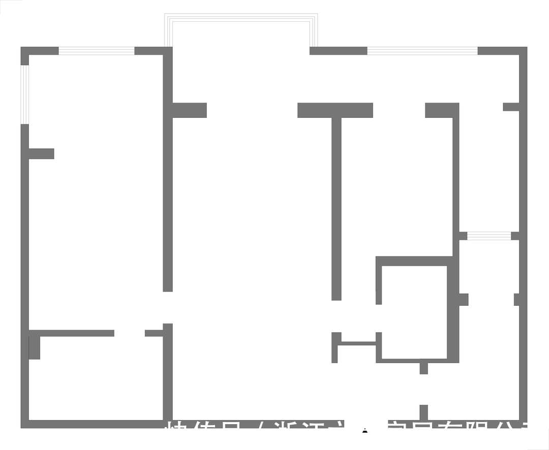 旷而不乏,无极之境为至美!|124平现代简约三室老房改造| 门厅