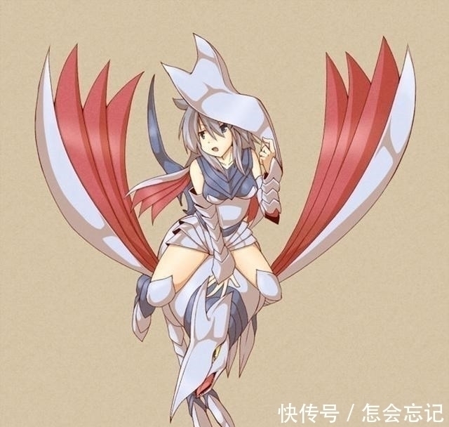 金鱼|宝可梦娘化，帕奇利兹软萌可爱，角金鱼变成了美人鱼