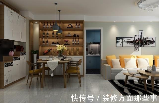 阳台|117平简约风三居室,蓝与灰的融合,真的挺漂亮!