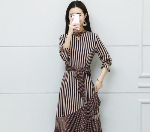 过年回家，就穿“欧版”连衣裙+高跟鞋，高端大气上档次！