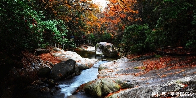 最是深秋时节落叶飘零水绵绵，四川真的是个宝地，风景美不胜收！