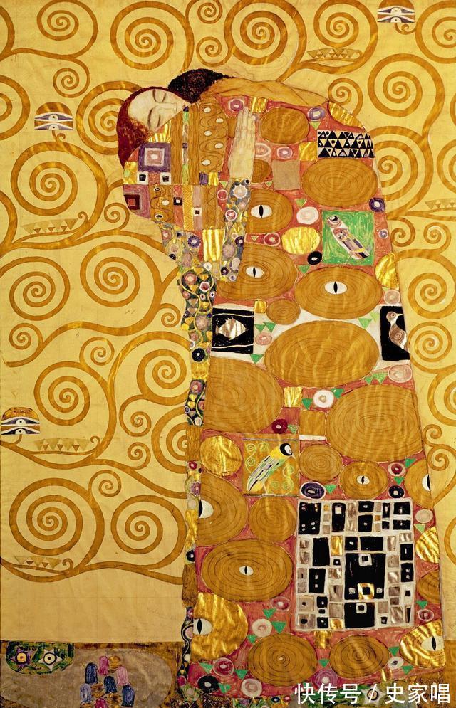 金色@克里姆特的艺术人生:他的绘画强调浓重神圣的金黄色及强烈的感情