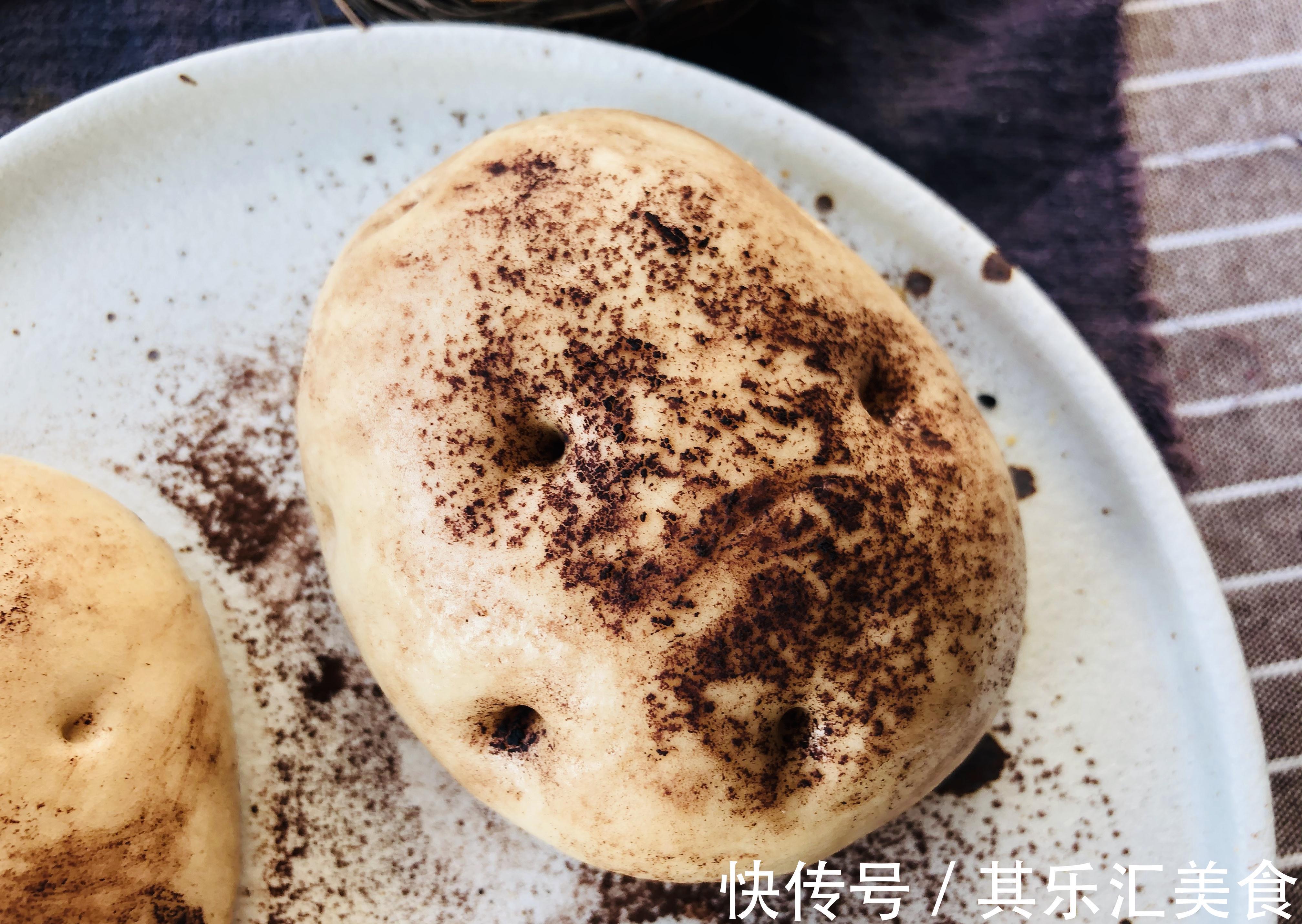 仿真土豆馒头|别总做白面馒头了,试一试仿真土豆馒头,颜值高到不舍得吃了
