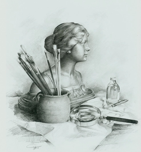 艺术家!伊朗艺术家莫提.Katouzian 素描作品欣赏