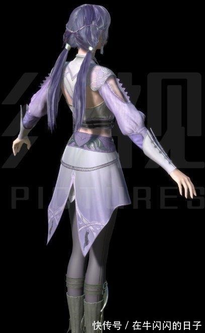 腿型|斗罗大陆细推白沉香建模,蕾丝装+极致小蛮腰,马红俊赚大了!