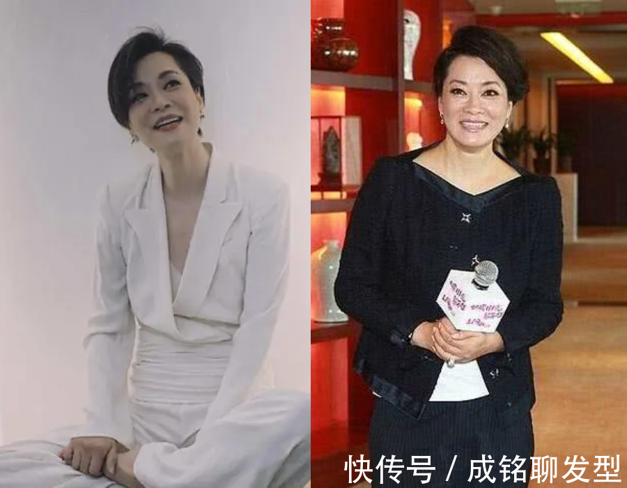 造型 看了58岁毛阿敏的短发发型,终于明白了方脸型,为何适合短发了