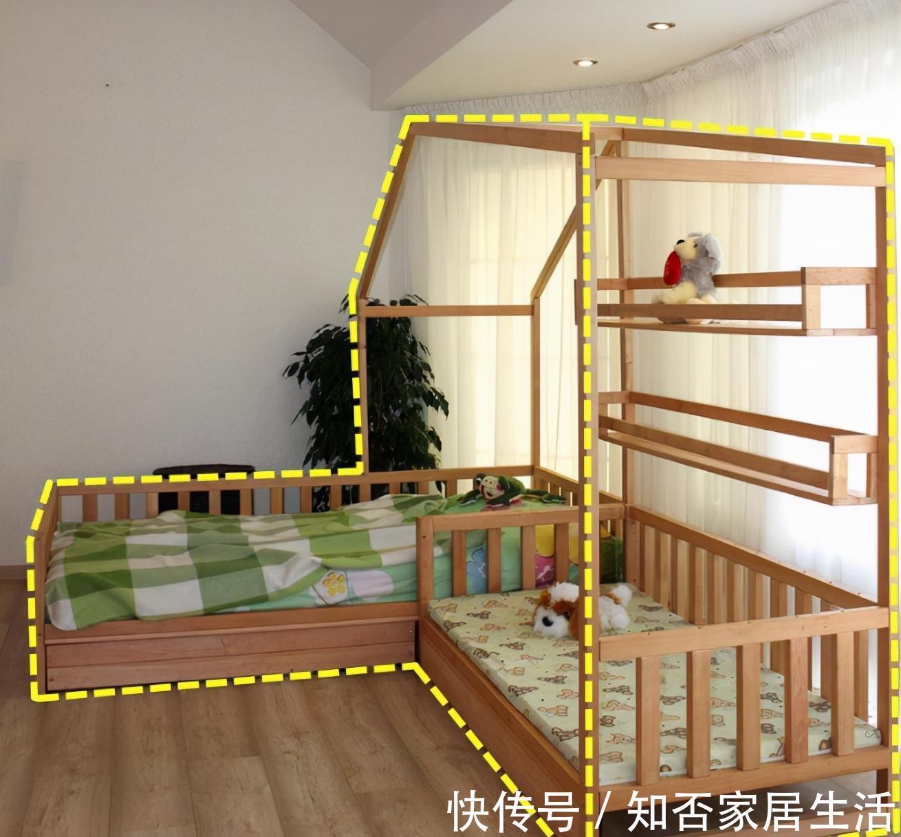 转角|卧室不足10㎡也别摆上下铺,换成这种空间利用率高,更安全实用!