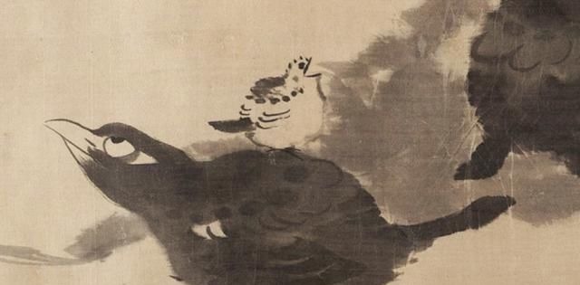 过来人!八大山人画了一只鸟,眼神忧郁,放大10倍,看懂的:都是过来人