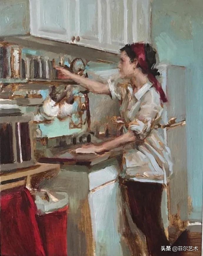 十九世纪|美国女艺术家玛丽·索尔的油画艺术作品欣赏