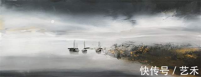 布面油画@薄云:新意象油画