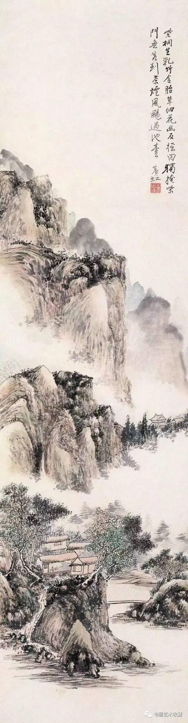 山水画#名家 黄宾虹最美的山水画60幅，浑厚华滋，意境深邃，赏心悦目！