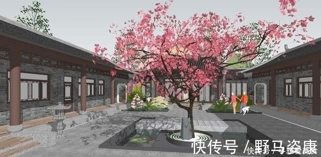 游廊|他花了69万，在村里建造了一座四合院，完工后，邻居都羡慕了