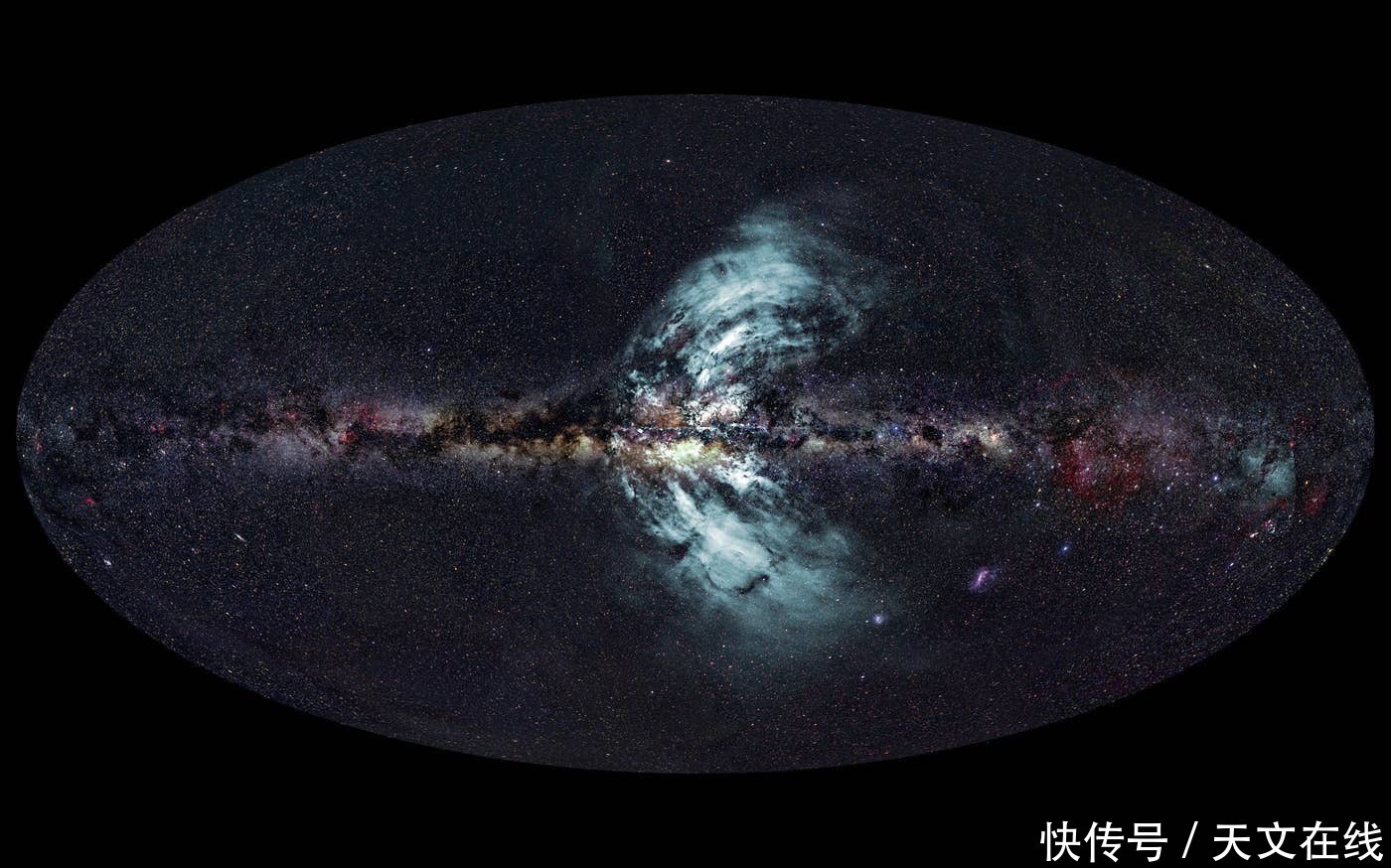 有些奇怪!银河平面中心吹起了巨大的x射线气泡,这预示着什么?