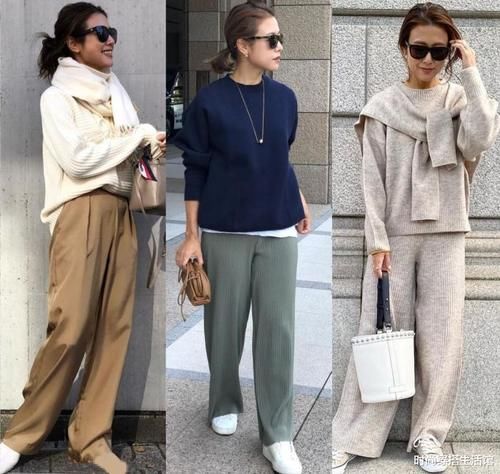 40＋的女性穿毛衣一定要讲究，掌握这4种搭配，时髦又优雅