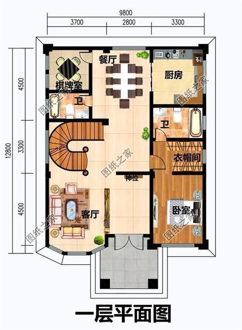 设计图|农村三层最简单小楼房设计图,好看又时尚,这样的房子你从哪儿找